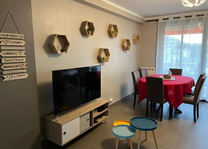 Sun escape, appartement 3 pieces 350m de la plage